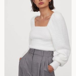 H&M puff sleeve sweater